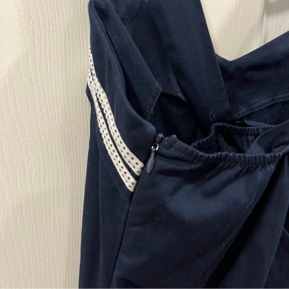 Dancing Days Banned Apparel Retro Nautical Sailor Pencil Dress Navy Blue XS - Picture 10 of 12